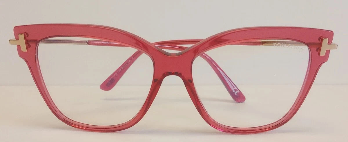 NEW AUTHENTIC Tom Ford TF5704-B Blue-Light Block Eyeglasses 54-15-140 CH214