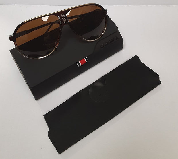 NEW Carrera Brown Pilot CHAMPION65/N 0MY/70 62 Unisex Sunglasses G7a/21