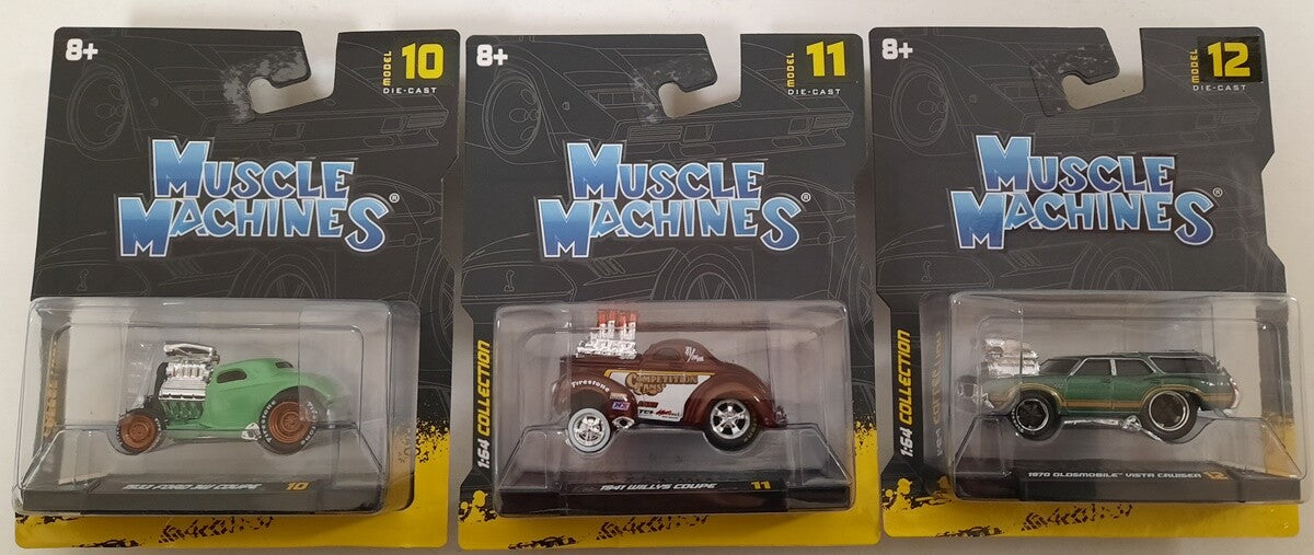 MUSCLE MACHINES  SERIES 2  1:64 collection  SET of 6 /CH15/123