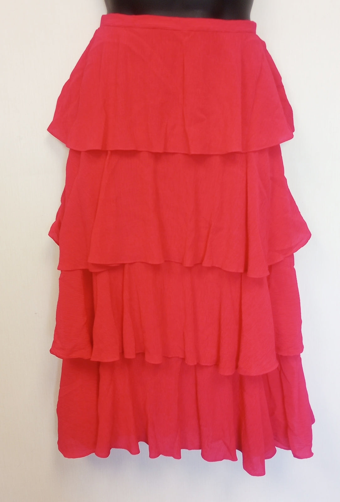 BNWT CLUB MONACO Radlee Skirt In Rojo FUCHSIA SIZE - 2 /N5/122