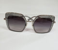 SWAROVSKI SK 324H 20B Silver Metal Gradient Grey Brown Lens Sunglasses G10a/22