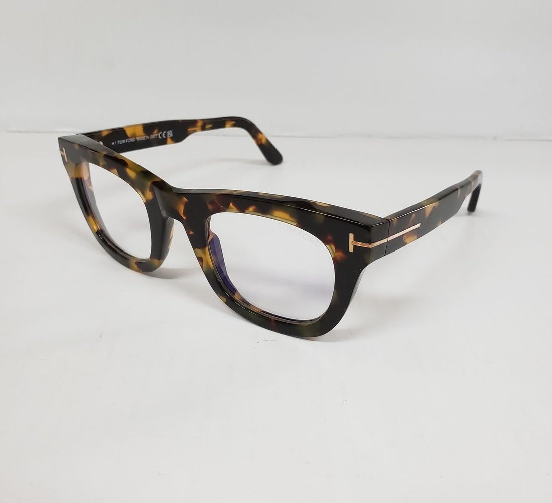 New TOM FORD TF5872 B ECO 055 Havana Brown AUTHENTIC EYEGLASSES FRAMES DD7A/20