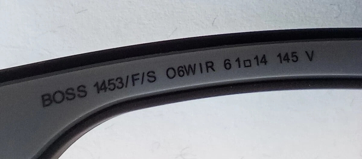 NEW Hugo Boss 1453/F/S Asian Fit O6W/IR SUNGLASSES /CH206