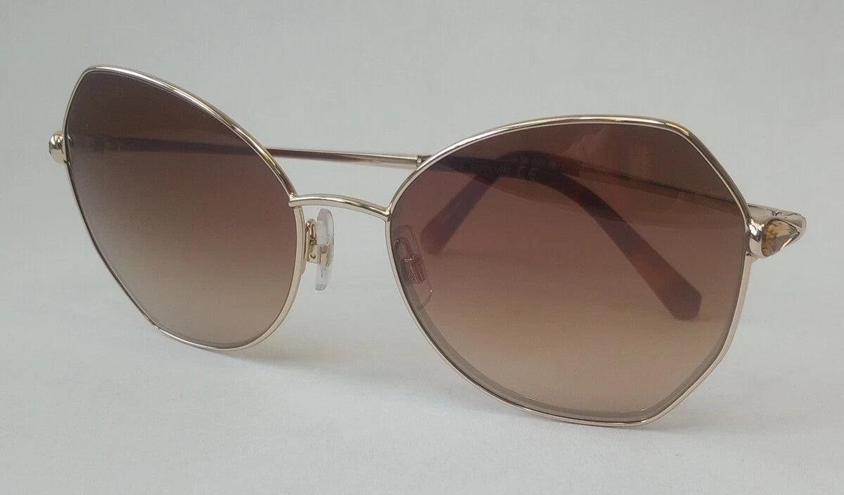 Swarovski SK0266 Sunglasses Shiny Rose Gold Gradient Lenses 57-17-135/CH93