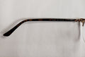 New GUCCI GG0020O 002 Brown/Gold Unisex Round Half Rim Eyeglasses FRAMES G10A/24