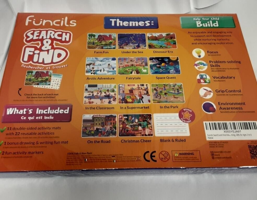 New Preschool Learning Activities  Funcils Search and Find (3-5 years) RA15/223
