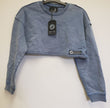 NEW Alphalete Women's Terry Oversize Crop Pullover- Blue size S G30a/23