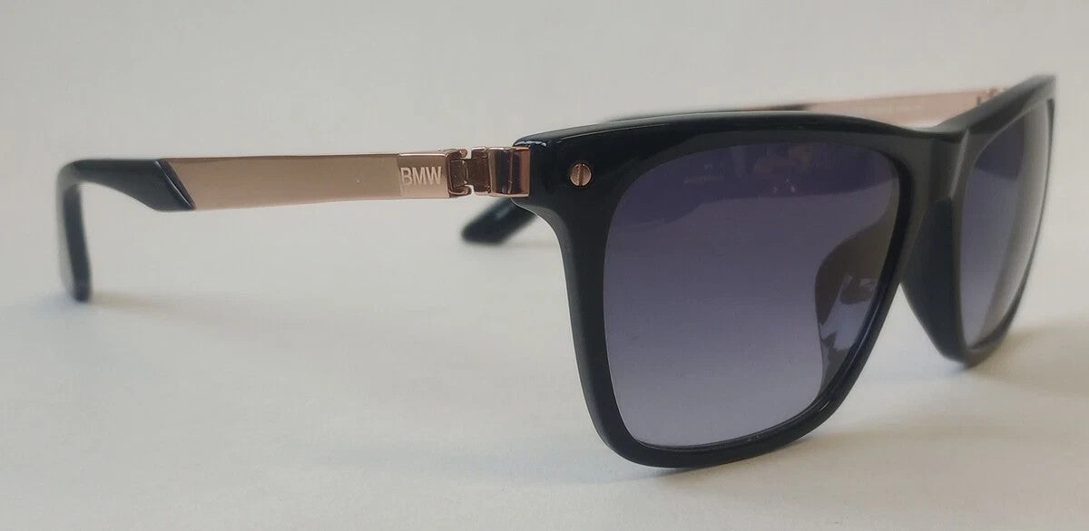 BMW BW0002-H 01W Unisex Sunglasses Rectangular shiny black/gradient blue/CH173