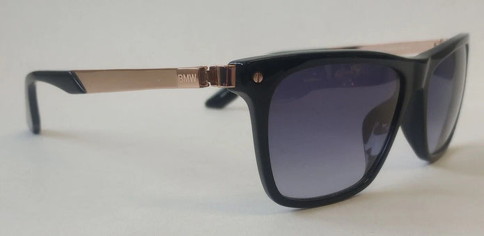 BMW BW0002-H 01W Unisex Sunglasses Rectangular shiny black/gradient blue/CH173