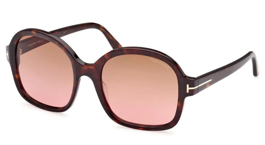 NEW Tom Ford HANLEY TF1034 ECO 52F Women Sunglasses 57-21-140 CH230