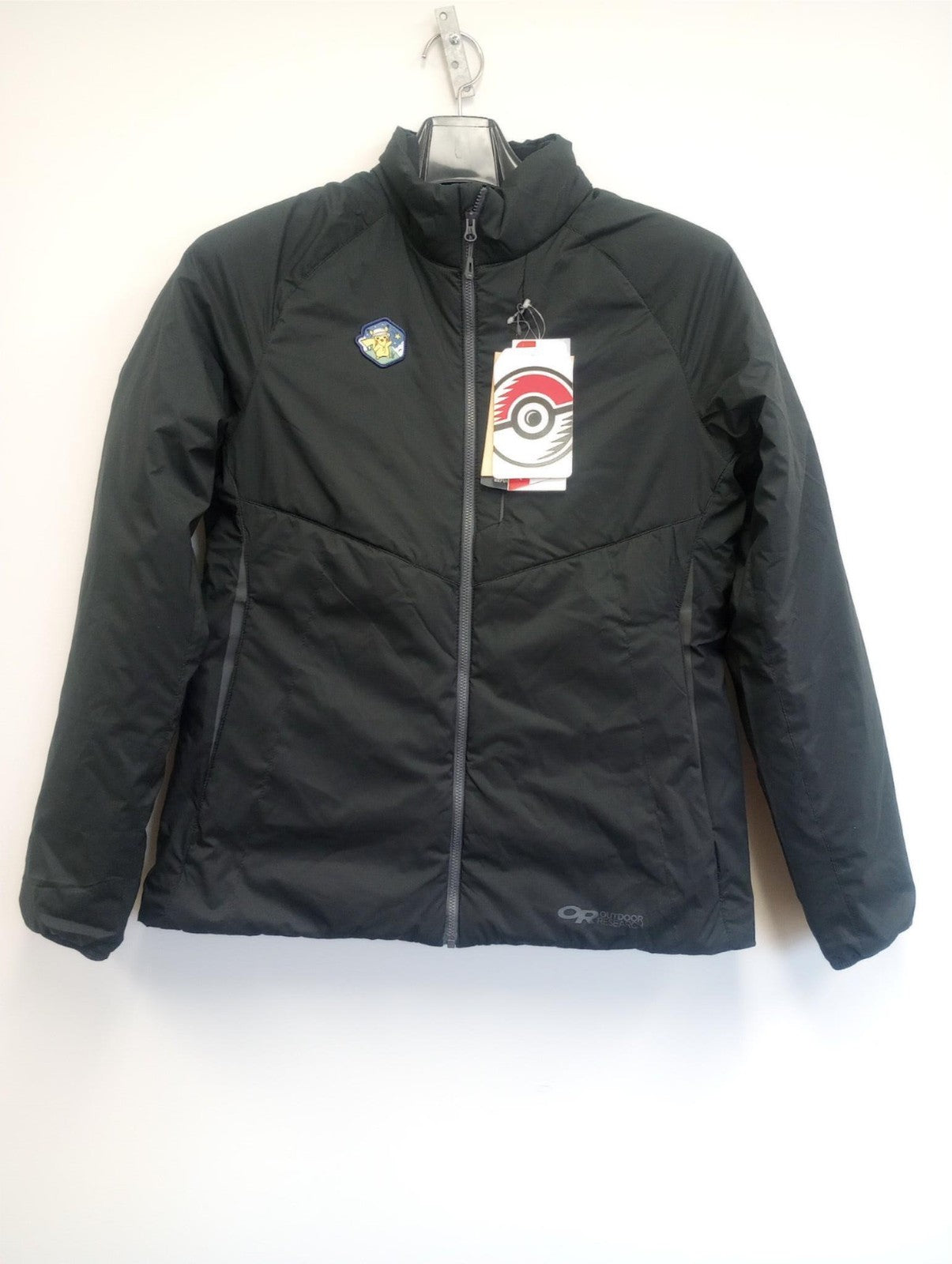 NEW Outdoors with Pokémon Black Insulated Jacket by Outdoor Research -L /CH19/122