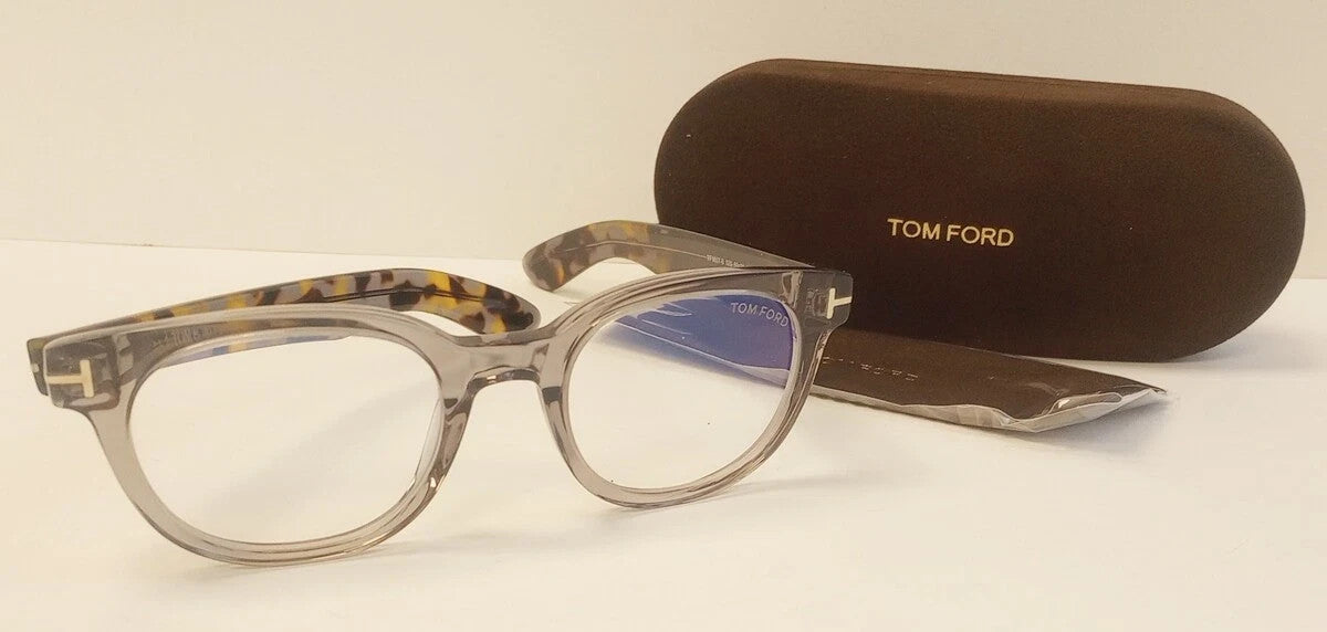 TOM FORD FT5807-B Blue-Light Block 020 OPTICAL FRAME EYEGLASSES ITALY CH121
