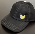 Pokemon Center Coal Adjustable Unisex Black with Pikachu Baseball Cap  RA9/220
