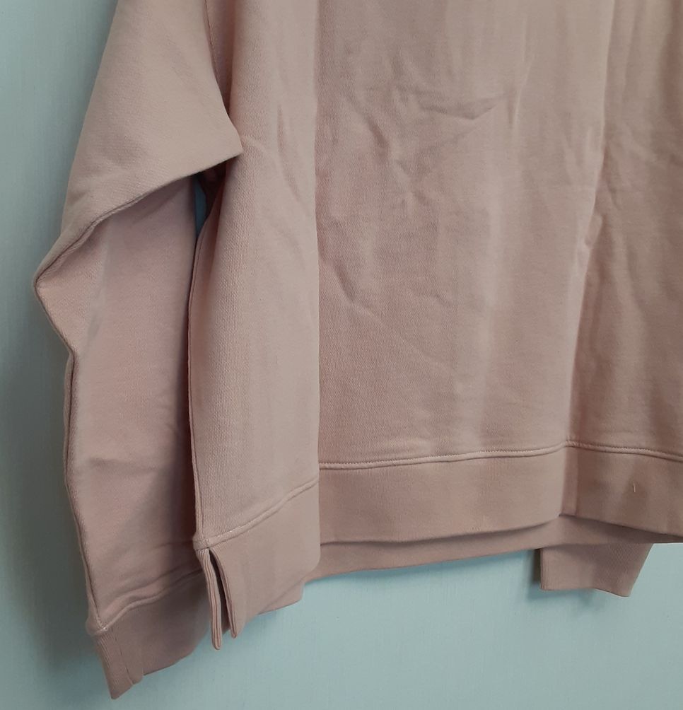 NEW Tilley Women casual half zipper soft pullower Size L organic cotton RG17/224