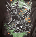New Eevee & Umbreon Pokemon Nature Spring Black T-Shirt  M Women RA16/224