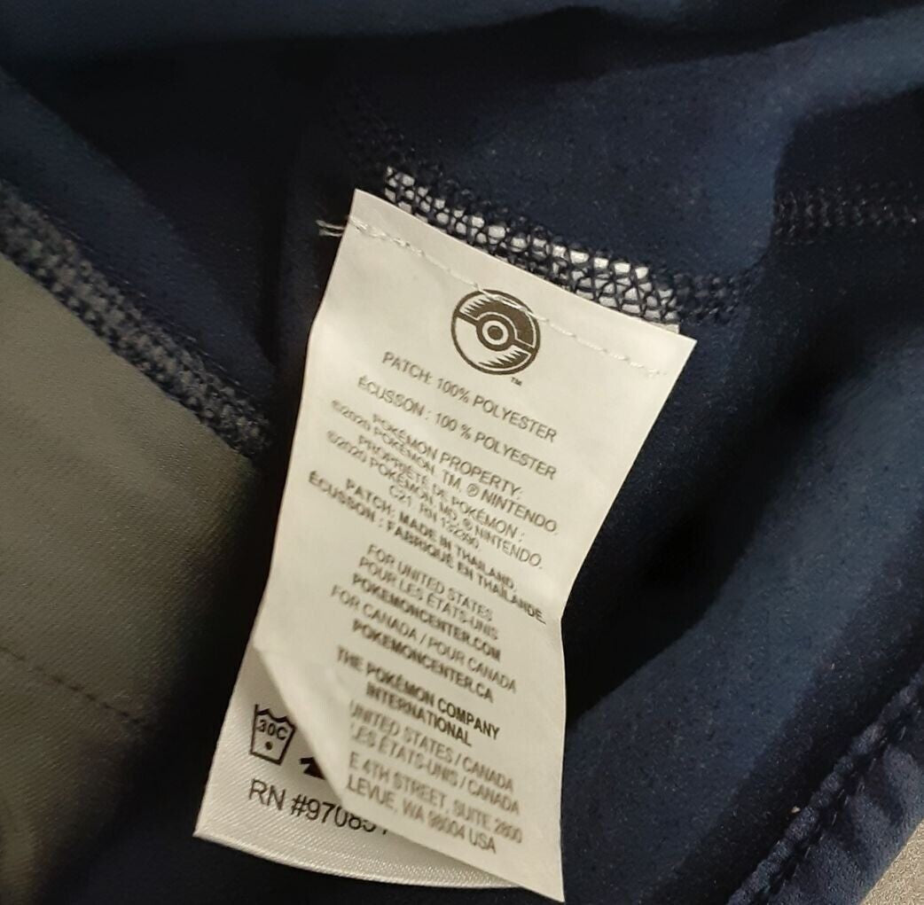 Outdoors x Pokemon Middle Fork Dark Blue Fleece Zip-Up Vest 2XL Men RA9/228