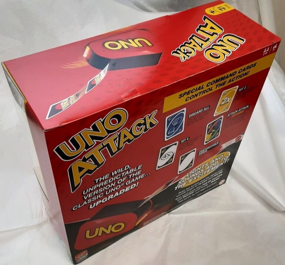 Mattel Games UNO Attack! Card Game Random Shooter 7 + 2-10 players NEW RA5/223