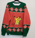 New Pokemon Pikachu Holiday Lights Knit Sweater Unisex Adult (Size L) G22a/21