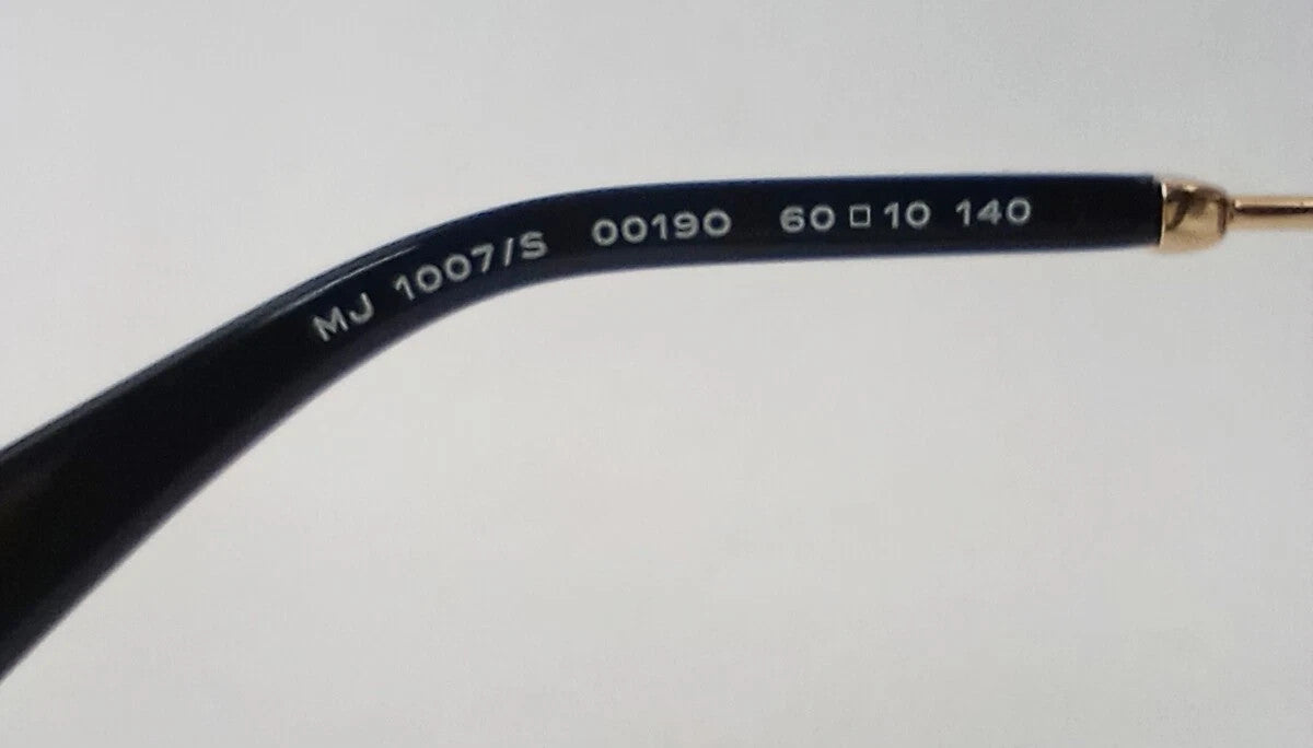 NEW MARC JACOBS Woman Yellow Gold-Tone Aviator Sunglasses MJ1007S 000190/CH96