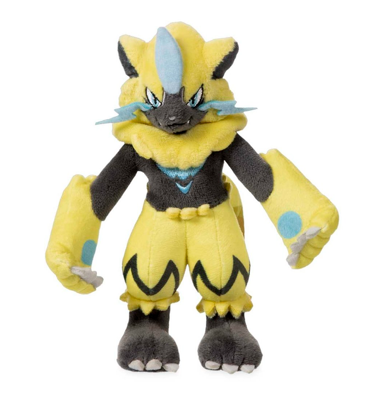 New Pokemon Center Zeraora Posable Poké Plush 7 ½ In. DD2a/22