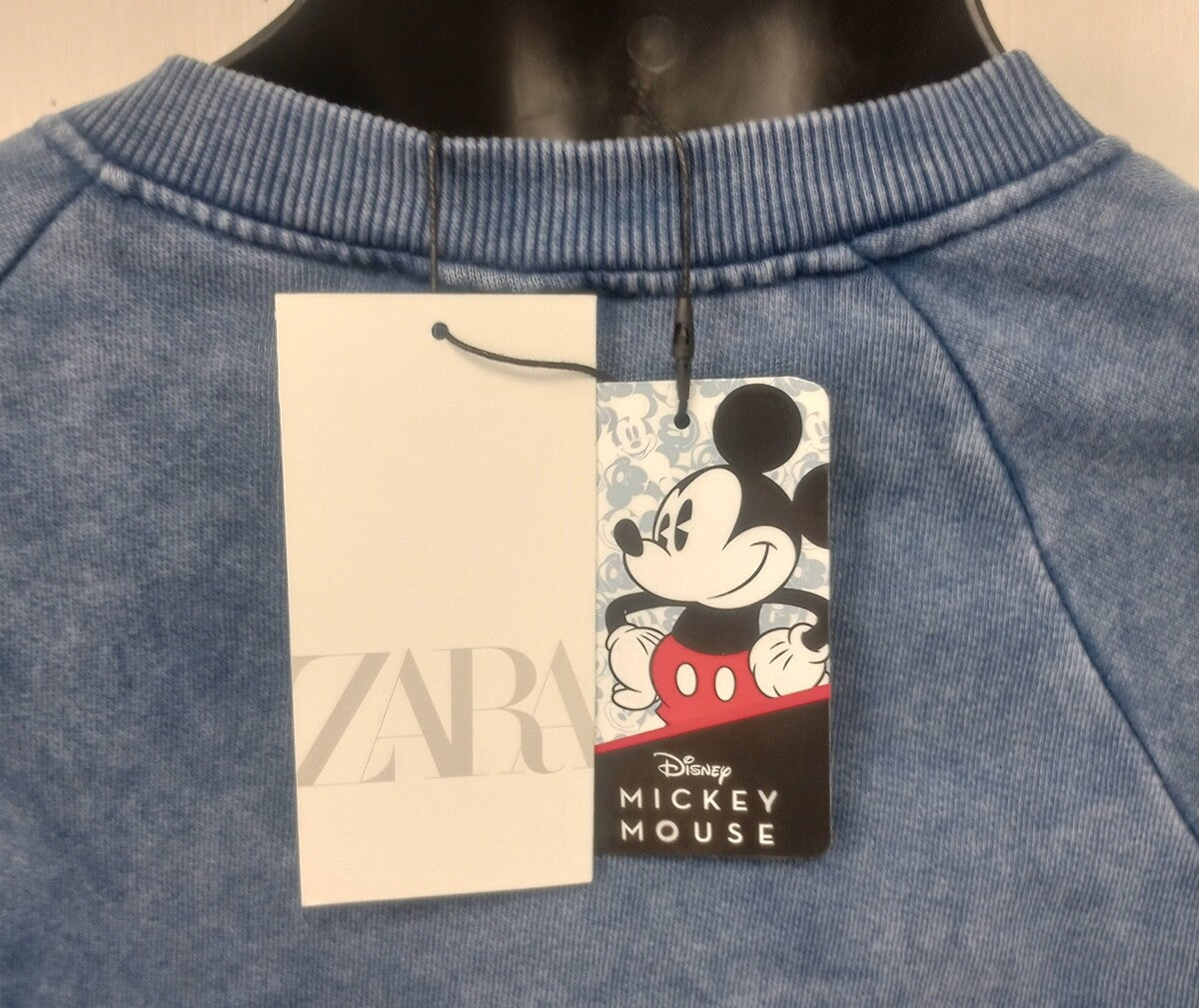 BNWT ZARA MICKEY MOUSE SWEATER JUMPER PULLOVER  SIZE -S  /CH2/123