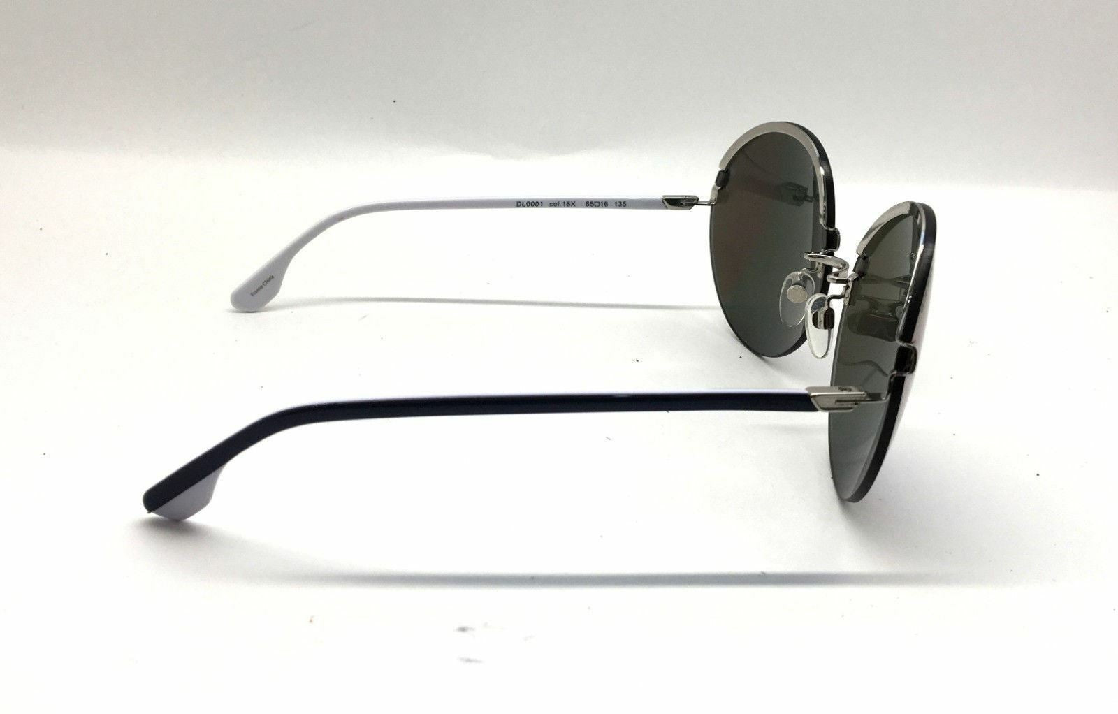 Diesel DL0001 16x Women Sunglasses Round Oversized Multicolor Mirrored BB83