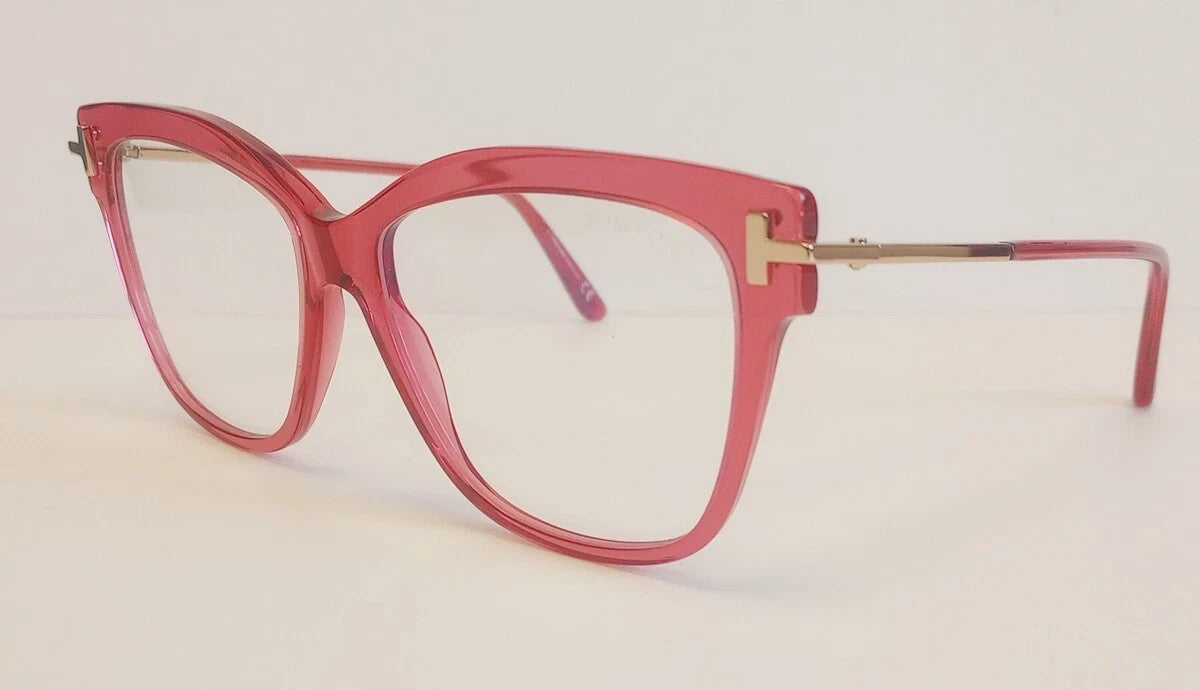 NEW AUTHENTIC Tom Ford TF5704-B Blue-Light Block Eyeglasses 54-15-140 CH216