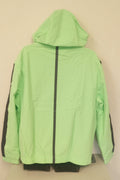 NEW ALPHALETE MEN'S  TECH WINDBREAKER - ATORI GREEN - SIZE - L/RG27/124