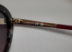 SWAROVSKI SK 327 55T Women Sunglasses Purple Havana Cat Eye Gradient G153