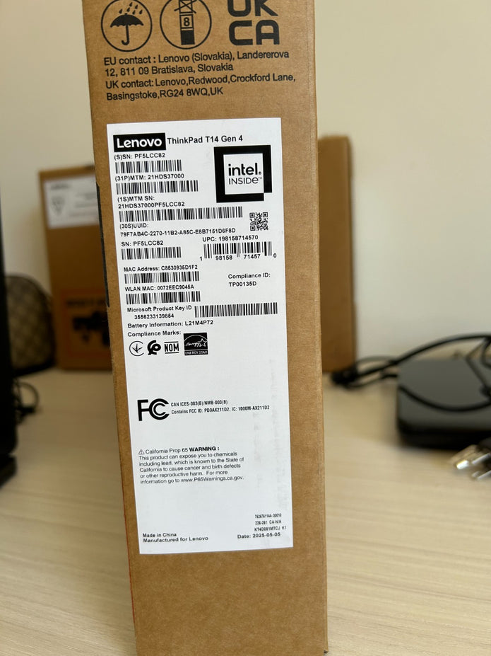 Lenovo ThinkPad T14 Gen 4 14 IPS i5-1345U 4.70GHz Touchscreen 16GB RAM 512GB SSD1