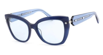 NEW Swarovski Women's Sunglasses - Blue Lens Cat Eye SK391 90V 54-18-140 /CH60