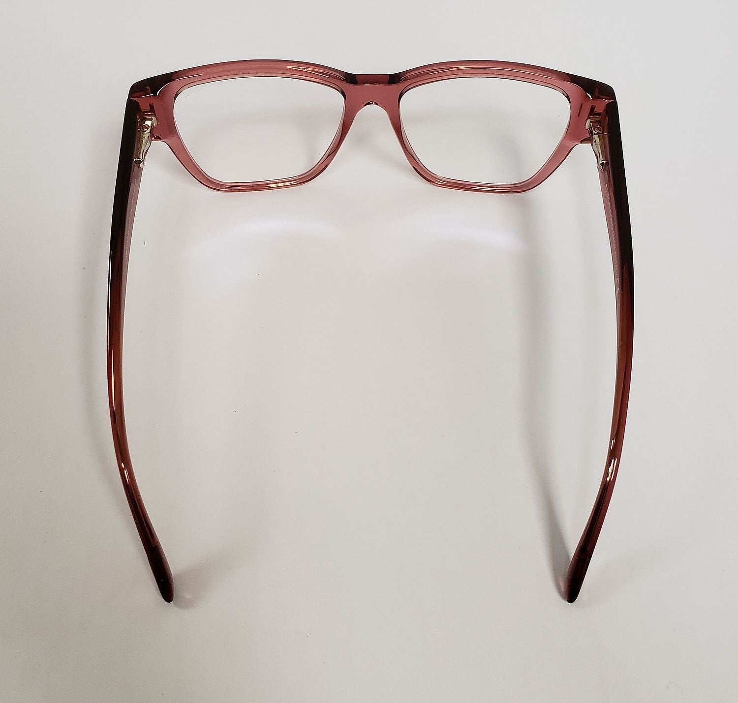 NEW TOM FORD TF 5745-B 072 TRANSPARENT PINK AUTHENTIC EYEGLASSES FRAMES G18A/23