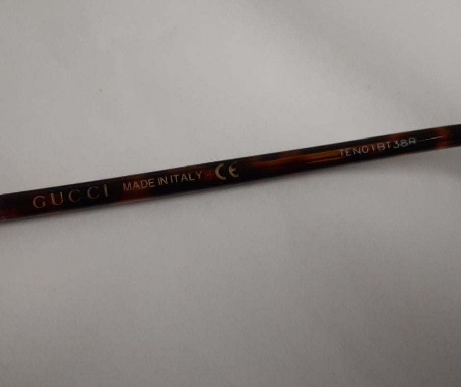 AUTHENTIC Gucci GG0020O 002 Women Eyewear Optical demo Lenses 49-21 Italy BB14