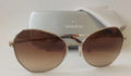 Swarovski SK0266 Sunglasses Shiny Rose Gold Gradient Lenses 57-17-135/CH90