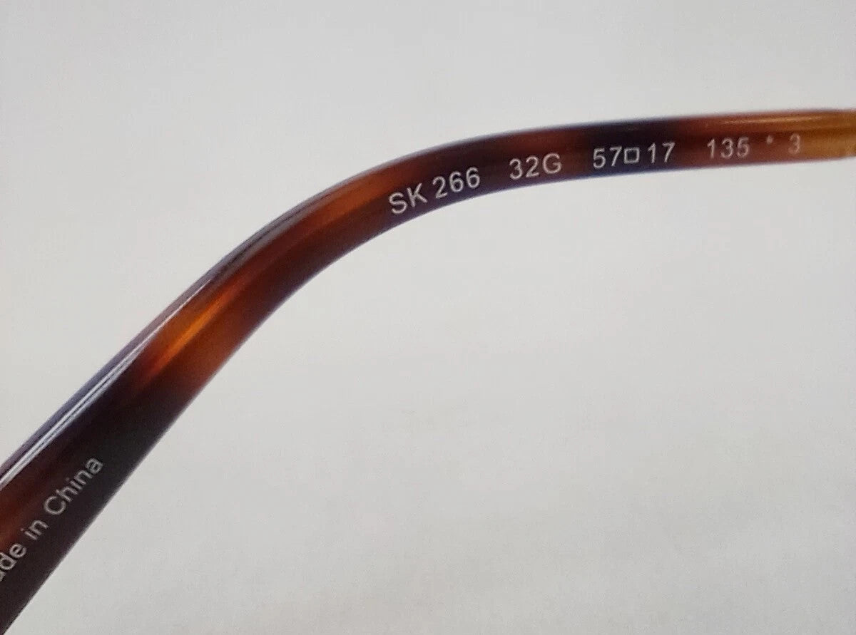 Swarovski SK0266 Sunglasses Shiny Rose Gold Gradient Lenses 57-17-135/CH97