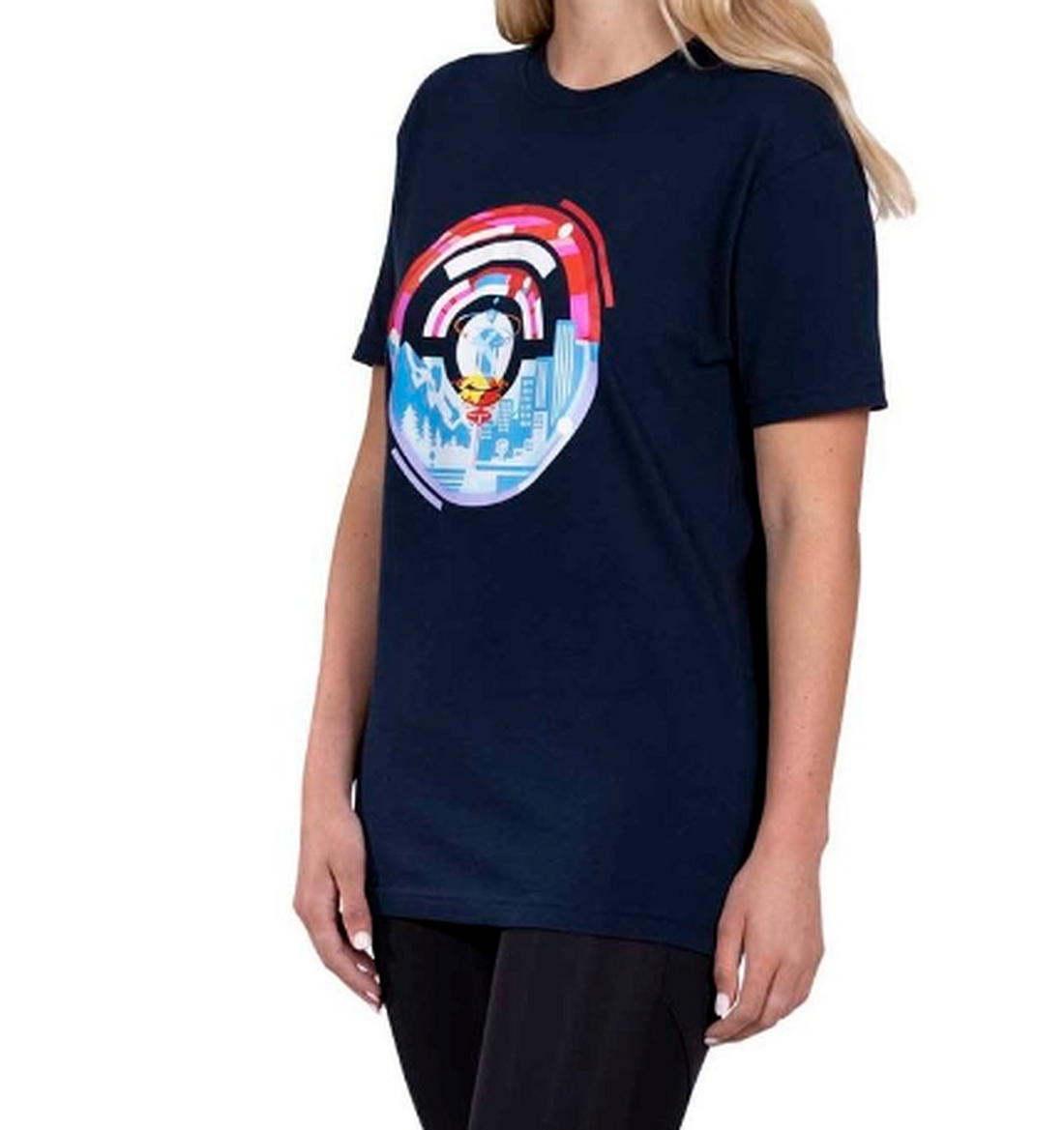 NEW Pokemon GO Fest 2021 Navy Relaxed Fit Crew Neck T-Shirt Adult size 3XL G29a0