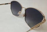 NEW MARC JACOBS MJ 1042S Gray Geometric Gradient Sunglasses 57-15-140/CH76