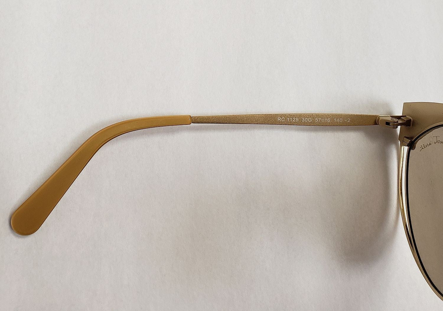 New Roberto Cavalli RC1125 30G Gold Over Size Cat Eye Sunglasses G12A/27