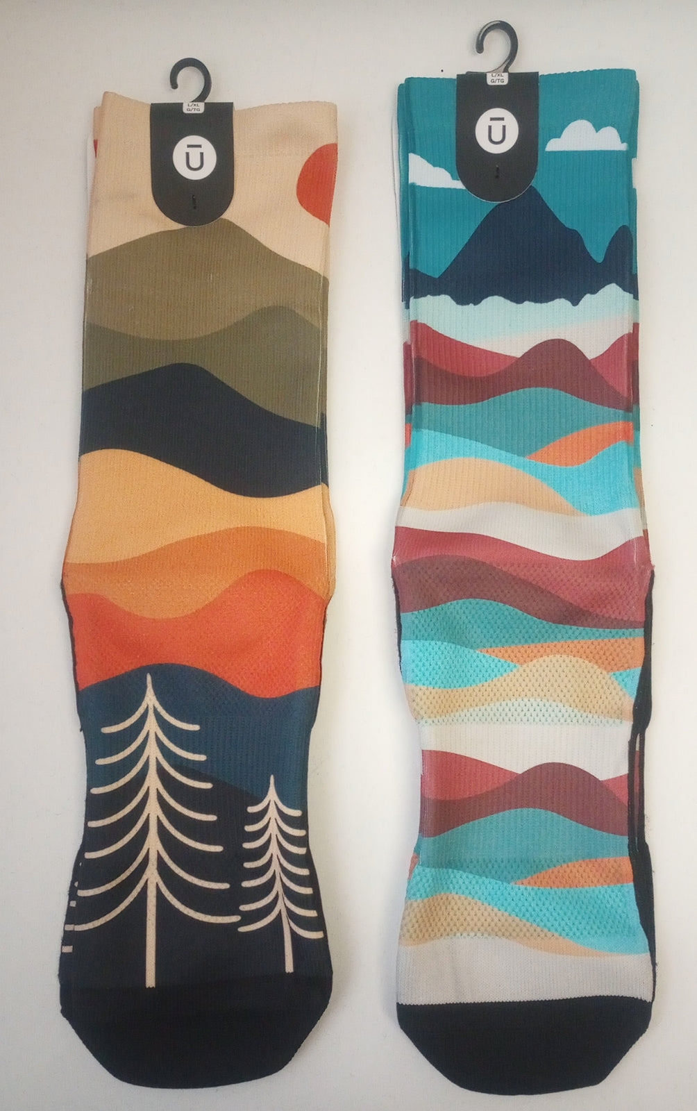 OUTWAY Set of 2  All-day Performance Adventure Crew Socks L/XL /CH27/120
