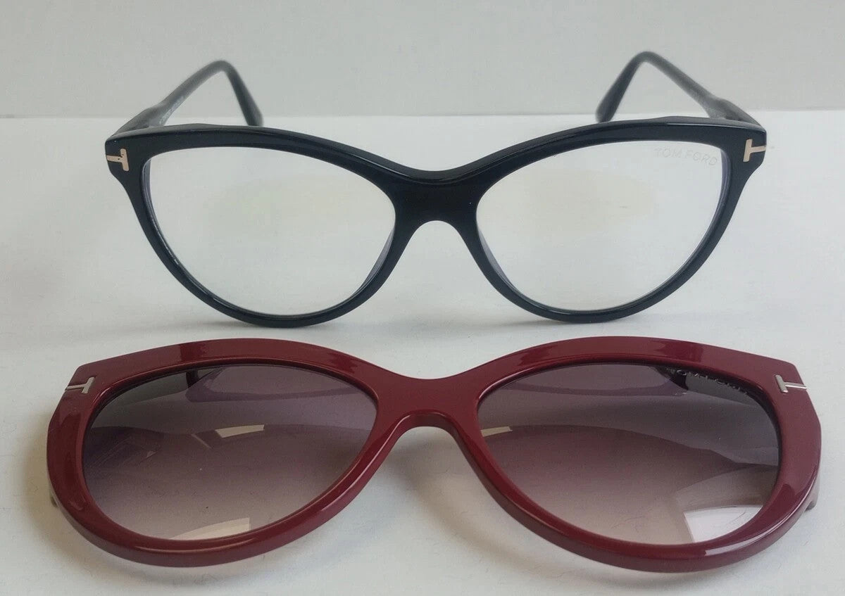 Tom Ford FT5772-B CAT EYE FRAME WITH SUNGLASSES CH342