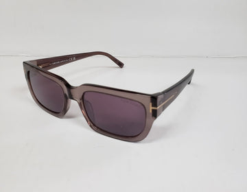 TOM FORD EZRA TF1075 45U CRYSTAL BROWN/BORDEAUX LENS AUTHENTIC SUNGLASSES G1A/20