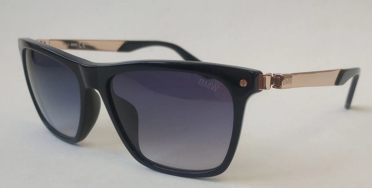 BMW BW0002-H 01W Unisex Sunglasses Rectangular shiny black/gradient blue/CH174