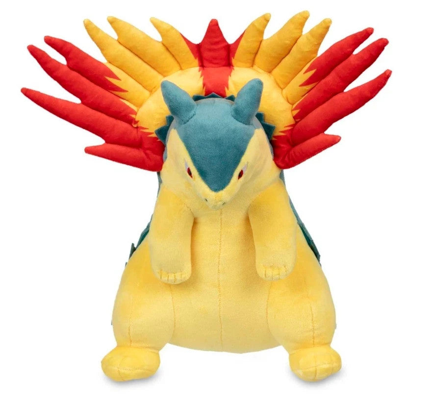 NEW POKEMON CENTER Pokémon Typhlosion Poké Plush - 12 In. / G11a0