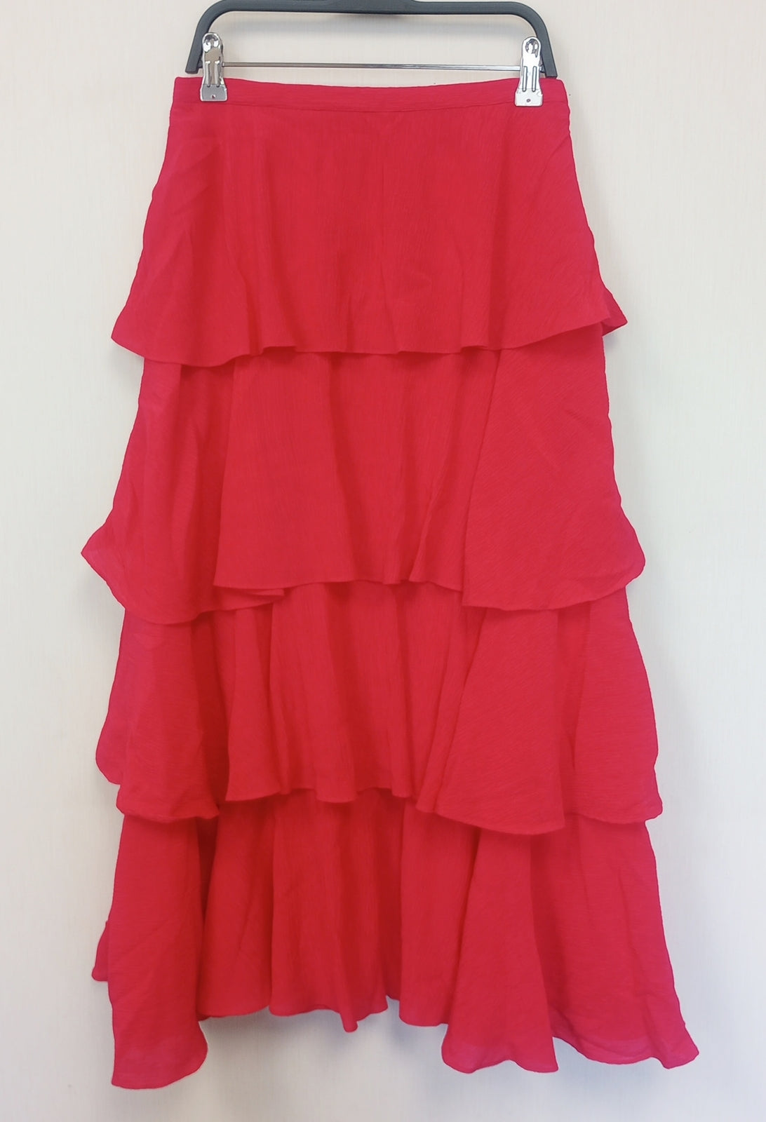 BNWT CLUB MONACO Radlee Skirt In Rojo FUCHSIA SIZE - 2 /N5/124