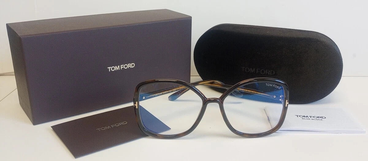 NEW AUTHENTIC Tom Ford TF5845-B Eyeglasses 56-16-135 CH201