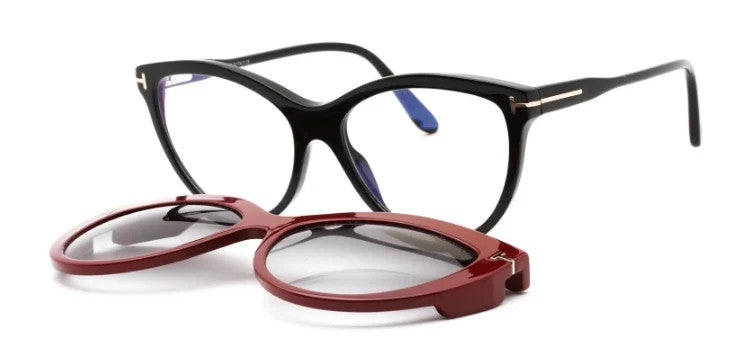 Tom Ford FT5772-B CAT EYE FRAME WITH SUNGLASSES CH340