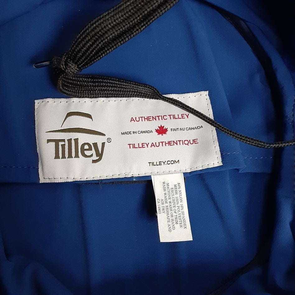 Tilley Taf101 Airflo Algonquin Broad Brim Hat Size M Unisex Royal Blue BB15