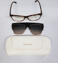 New Tom Ford TF 5690-B 056 Tortoise Clip-on Eyeglasses Frame DA13a/22