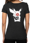NEW Pokemon Pikachu Holding Flower Black Fitted Scoop T-Shirt size S G26a/21