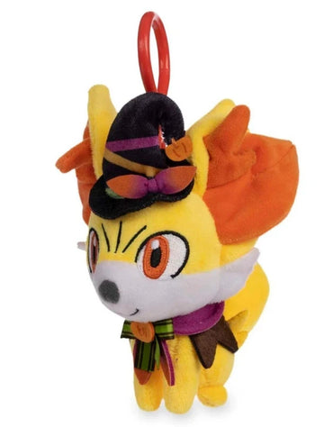 NEW POKEMON CENTER Fennekin Pokémon Spooky Festival Plush Key Chain /G11a0